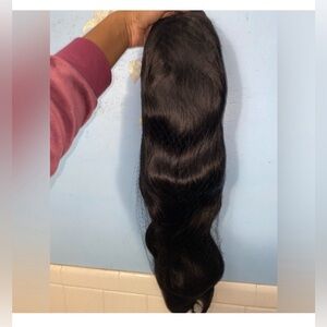 26” 200% Density Human Hair Closure Wig – Body Wave – Full & Thick